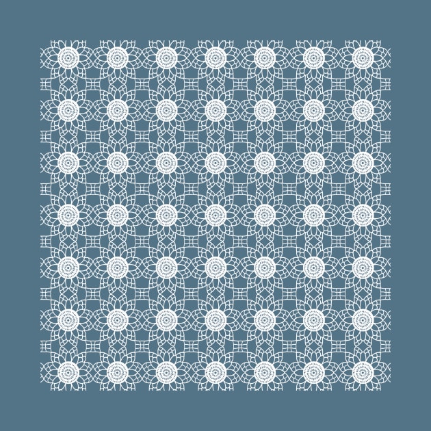 Doily - slate blue by crumpetsandcrabsticks