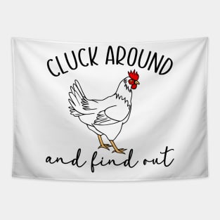 Cluck Around and Find Out Tapestry