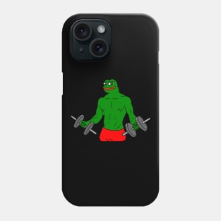 Swole Pepe Curling Phone Case