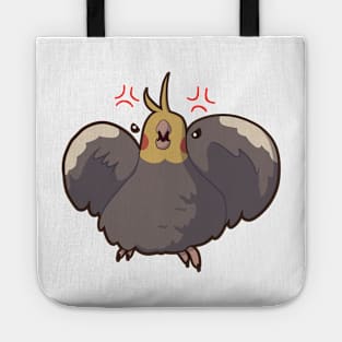 Angry Cockatiel Tote