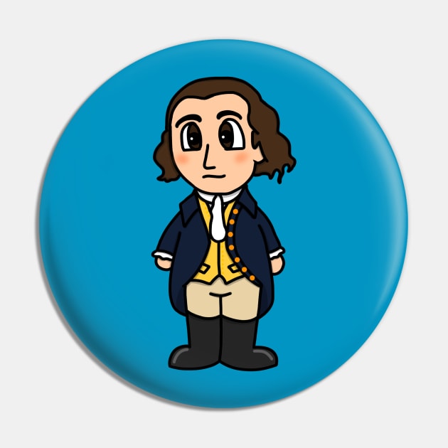 Chibi William “Billy” Dawes (Small Print) Pin by Aeriskate