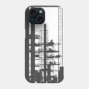 Bauhaus Construction Site Phone Case