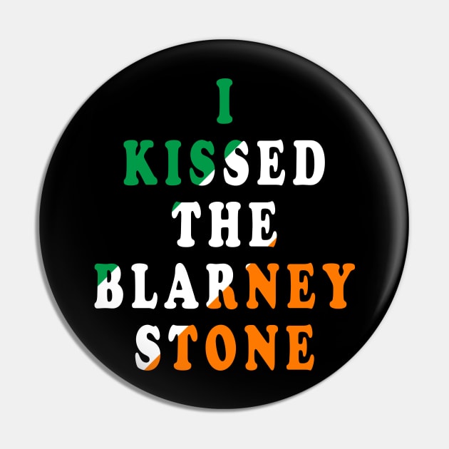 I Kissed the Blarney Stone Pin by Lyvershop