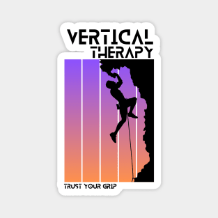 Vertical Therapy - Trust your grip | Climbers | Climbing | Rock climbing | Outdoor sports | Nature lovers | Bouldering Magnet