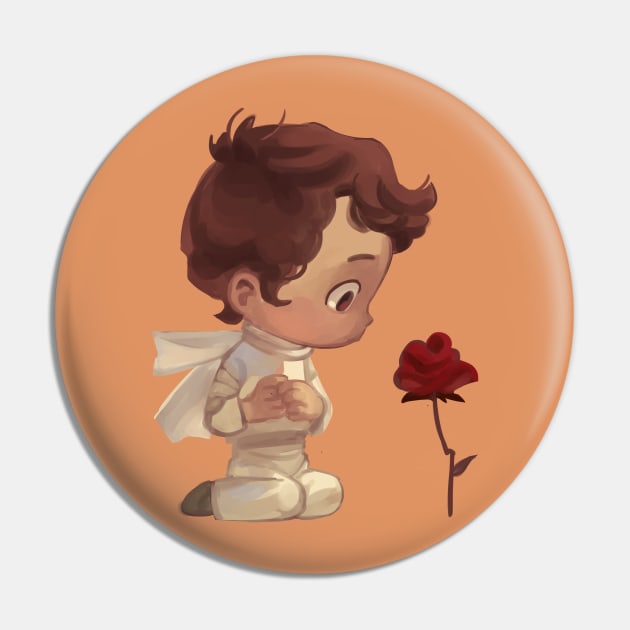 Little Prince and Rose Pin by 	 FatharaniYasmin