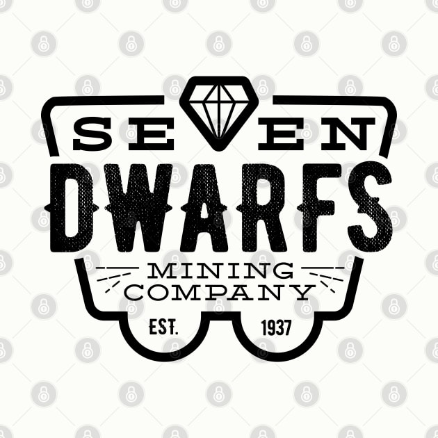 SEVEN DWARFS MINING CO. – BLACK by Nathan Gale