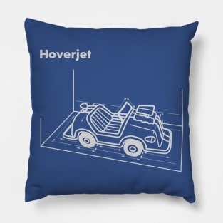 Hoverjet blueprint Pillow