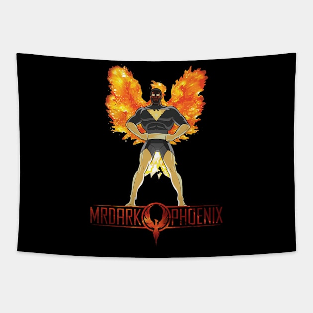 MrDarkPhoenix Black and Gold Tapestry by MrDarkPhoenix Geek Stop