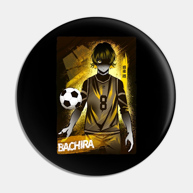 Attack of Silhouette Bowl Cut Bachira Pin by HyperTwenty