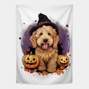 Cute Halloween puppy Dog Tapestry