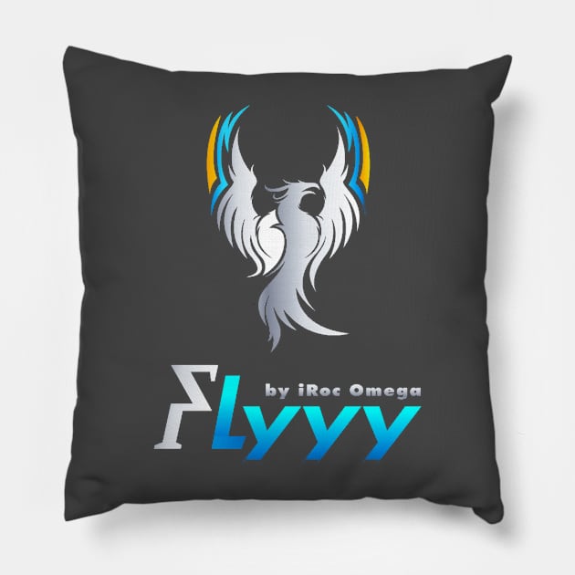 Flyyy by iRoc Omega IV Pillow by Worldly Things LLC.