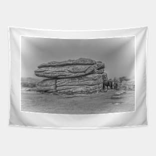 Combestone Tor Dartmoor Devon Tapestry