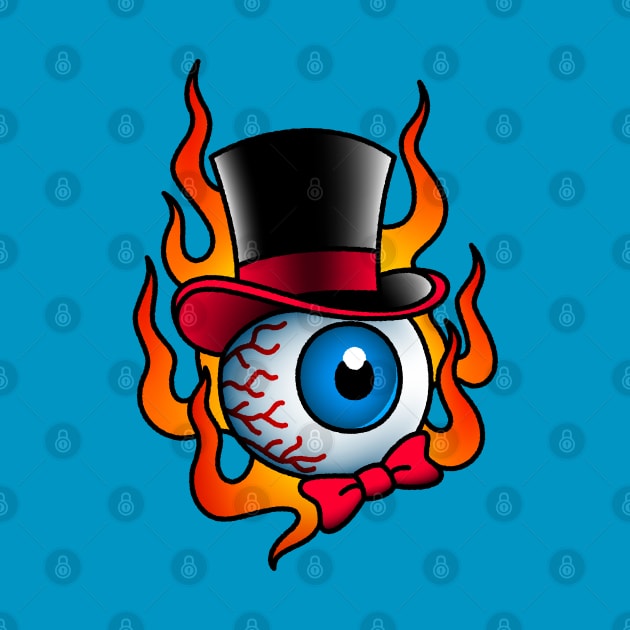 American Traditional Dapper Eyeball by OldSalt