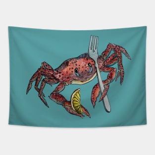 Crab Dinner Tapestry