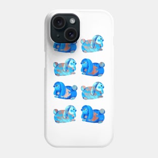 Luv Bunnies Galore - Navy, Teal and Rose Gold Phone Case