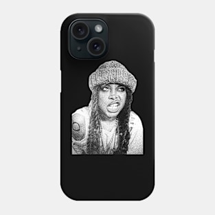 Black STYLE Erykah Badu The Queen Soul Phone Case