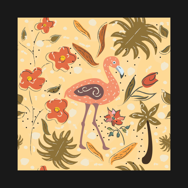 Flamingo by Kristina Stellar Scandinavian Land