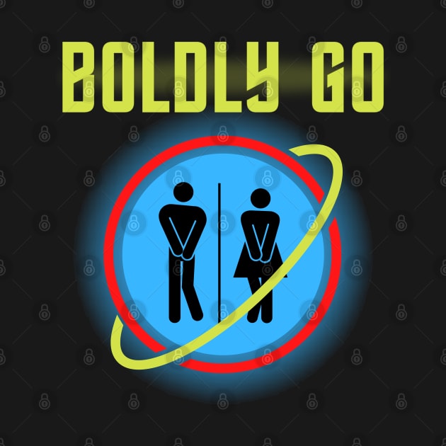 Boldly Go by Kenny The Bartender's Tee Emporium