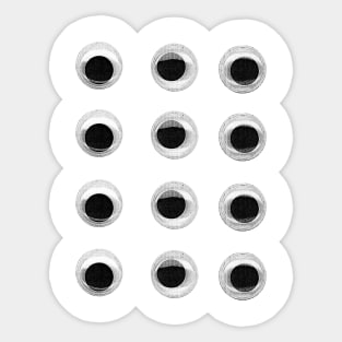 Rocks with Googly Eyes Sticker for Sale by Amy Hadden