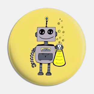 Cute Robot Pin