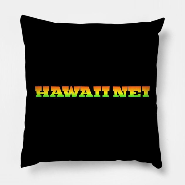 Hawaii Hawaiian t-shirt designs Pillow by Coreoceanart