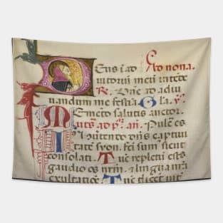 Beautiful Illuminated Manuscript Tapestry