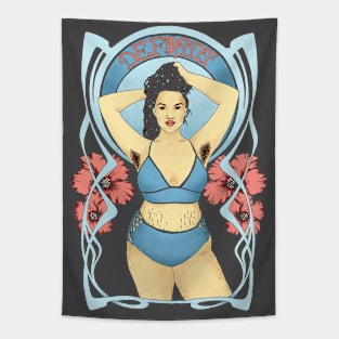 Defient woman Tapestry