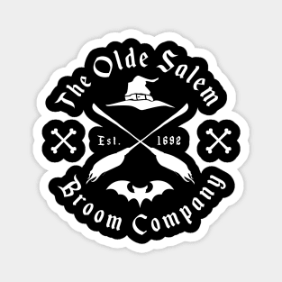 The Olde Salem Broom Co Est 1962 Sign Halloween Magnet