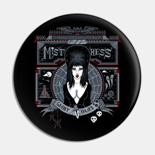 Mistress Ghost Tours Pin