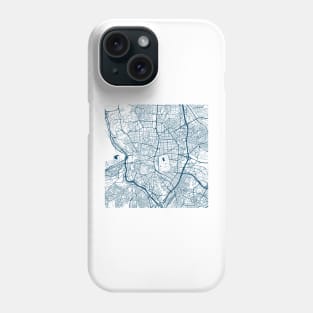 Kopie von Kopie von Kopie von Kopie von Kopie von Kopie von Kopie von Kopie von Kopie von Kopie von Kopie von Kopie von Kopie von Lisbon map city map poster - modern gift with city map in dark blue Phone Case