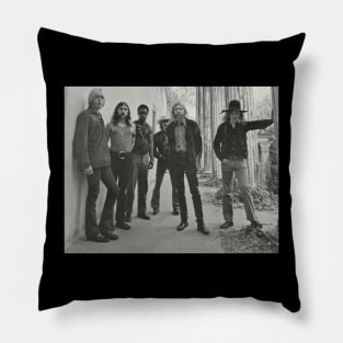 Allman Brothers / Vintage Photo Style Pillow
