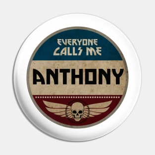 Vintage Name Tag: Anthony Pin