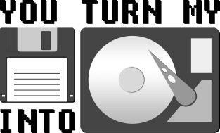 You turn my floppy disk into hard drive Magnet