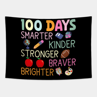 Smarter Kinder Stronger Brighter 100 Days Of School Teacher Tapestry