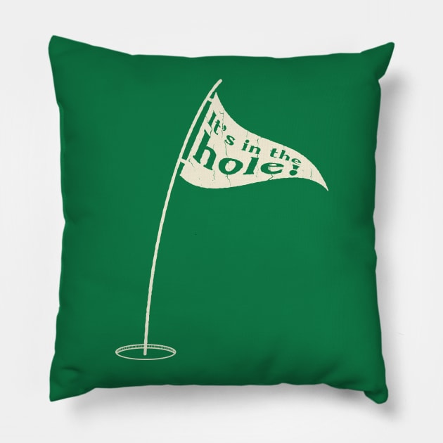 It's In The Hole Pillow by TRE2PnD