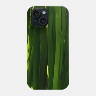 Green kelp pattern - Abstract photography Phone Case