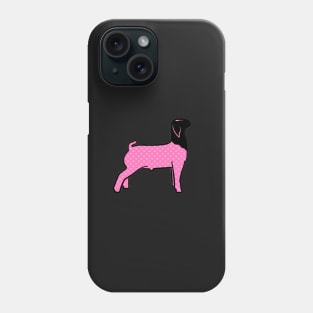 Pink Hearts Market Goat - NOT FOR RESALE WITHOUT PERMISSION Phone Case