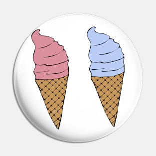 Two ice-creams. Pin