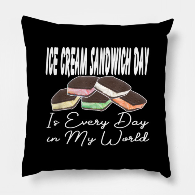 Ice Cream Sandwich Ice Cream Sandwich Pillow Teepublic