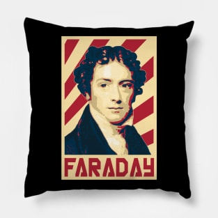 Michael Faraday Retro Pillow