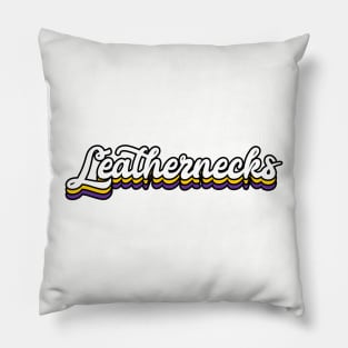 Leathernecks - Western Illinois University Pillow