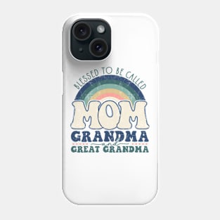 Sunflower Blessed To Be Called mom grandma Mother's Day Phone Case