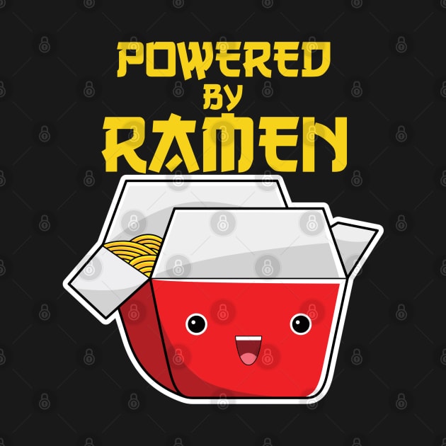 Powered By Ramen Kawaii Carton Bowl Face by Artisan