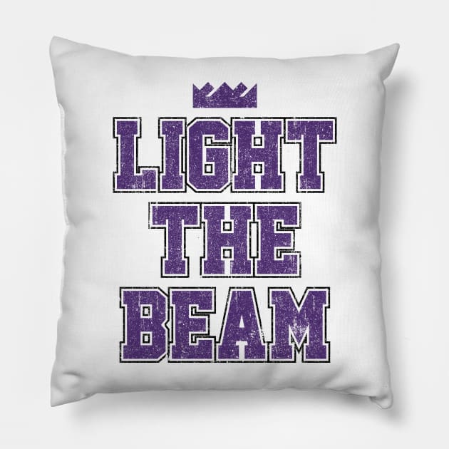 Light The Beam (Variant) Pillow by huckblade