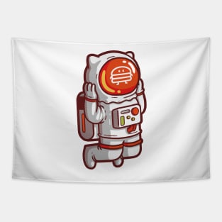 Astronaut Burger Tapestry