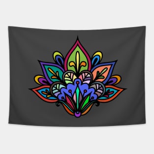 Mandala lotus flower Tapestry