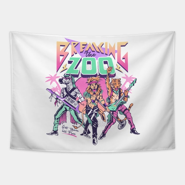 Breaking the Zoo Tapestry by Ilustrata