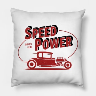 Speed and Power - Hot Rod Club Pillow