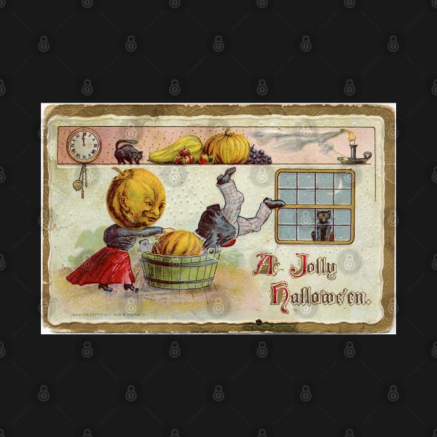 Antique Halloween Postcard. by Canadaman99