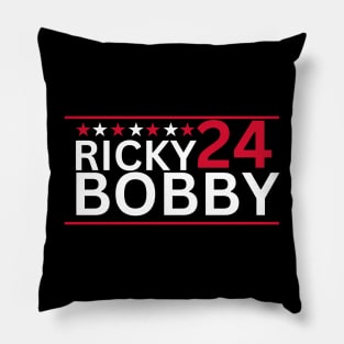 The Ballad of Ricky Bobby Cal Naughton Jr  2024 Election Parody Pillow